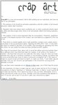 Mobile Screenshot of crapart.spacebar.org